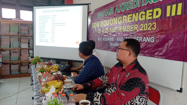 Visitasi Sekolah SDN Bojongrenged III oleh BAN SM Provinsi Banten