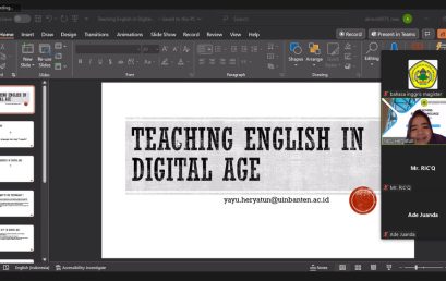 Kuliah Pakar Hari Pertama Tema Teaching English Language In Digital Era